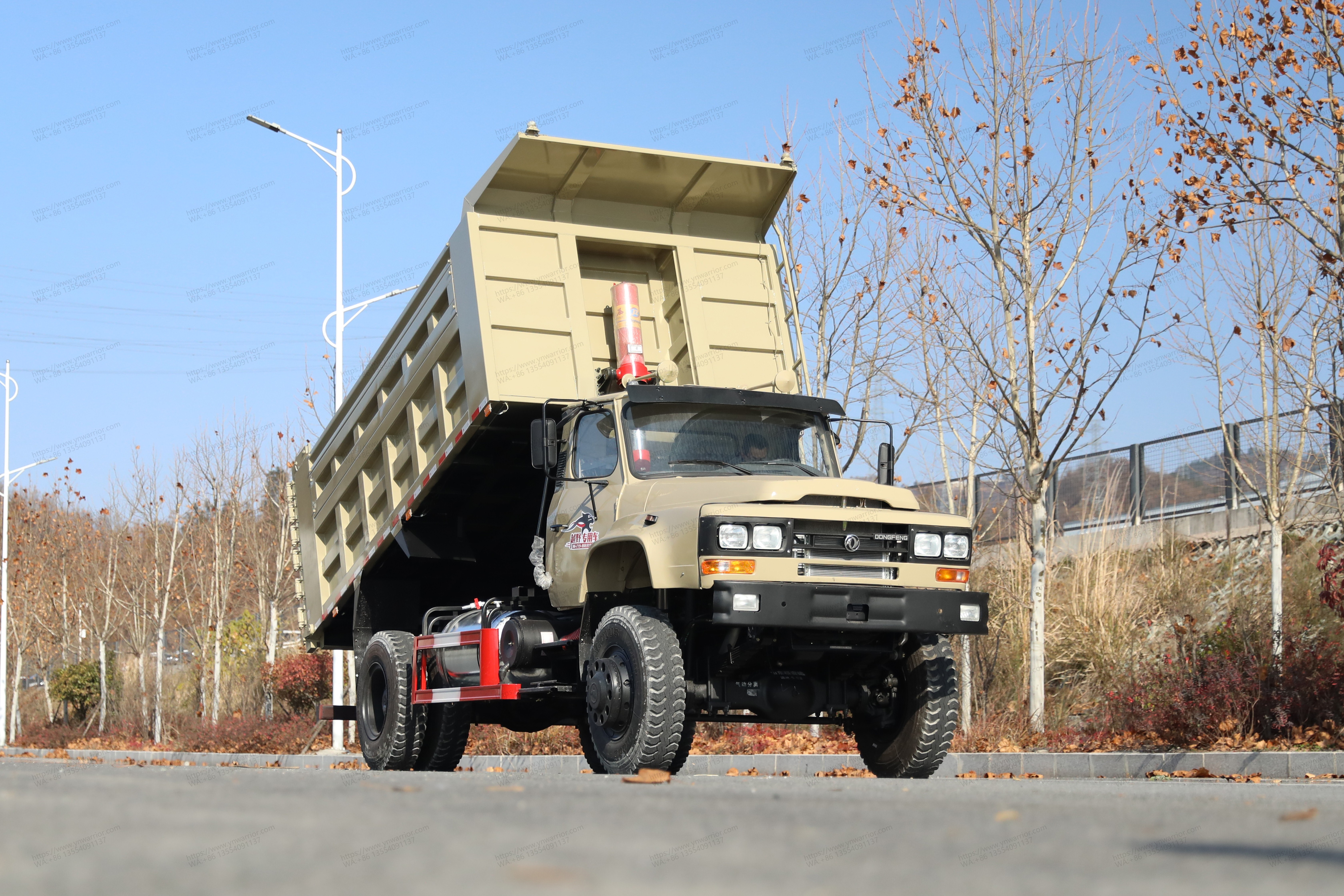 dongfeng 4x4 off-road dump truck details 