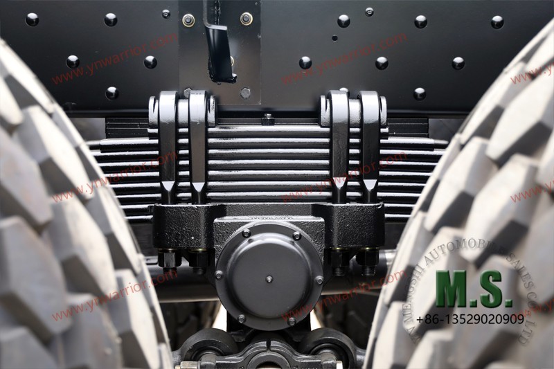 6x6 off-road ကြီးမားသော rolling chassis 6 လမ်း heavy duty leaf spring 
