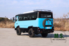 190Hp 23 ထိုင်ခုံ 4x4 လမ်းကြမ်း Coach Bus_Cummins အင်ဂျင် 4WD တာရှည်ခံဘတ်စ်ကား မကောင်းသောလမ်းများအတွက် Reverse Camera Recorder Color Design_Dongfeng စစ်ဘက်သုံး Bus ထုတ်လုပ်သူ တိုက်ရိုက်