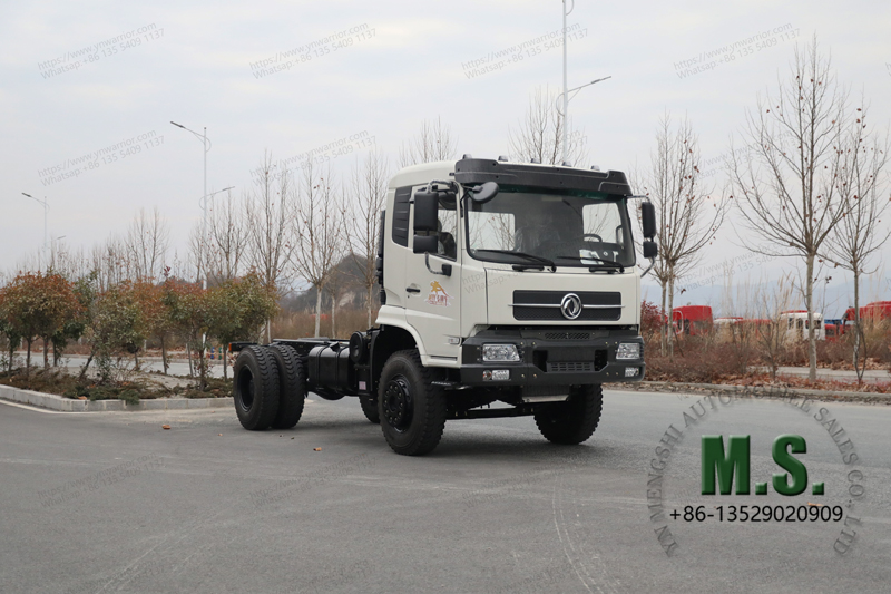 Dongfeng 4x2 လမ်းပေါ်ရှိလမ်းပြလက်ထရပ်ကားထရပ်ကား 