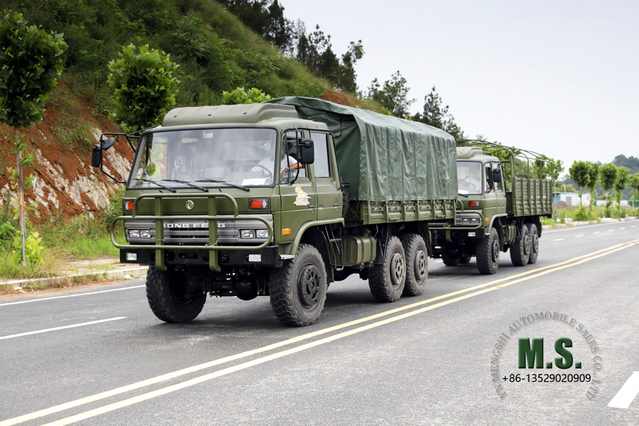 Dongfeng EQ2102N နှစ်ထပ်လမ်းကြမ်းထရပ်ကား_၆*၆ ဘီးလုံးဒရိုက် 153 တန်းနှစ်ထပ်မြင့်-ရောနှောတပ်ခွဲသယ်ဆောင်သူ