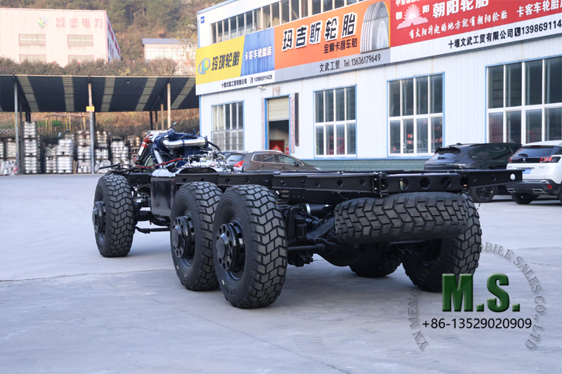 6x6 340-horsepower rolling chassis ဘောင်အောက်ဘက်တာယာ 6x6 မြင်းကောင်ရေ 340-horsepower rolling chassis for bus စက်ရုံစျေးနှုန်း 