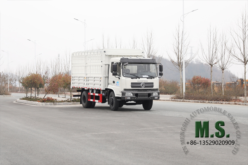 Dongfeng အလယ်အလတ်တာ 0 န် 0 တ္တရား 4x2 လမ်းသယ်ယူပို့ဆောင်ရေး Hollow Clatted Cargo Ruargobox Truck