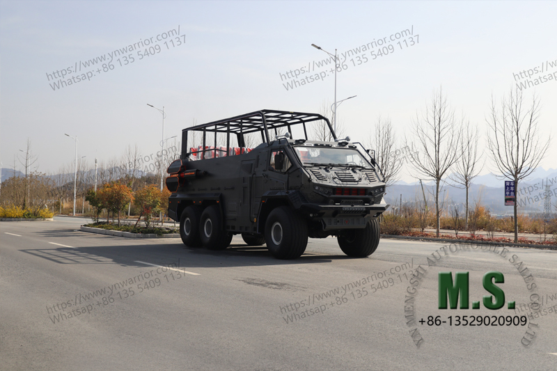 6x6 သဲကန္တာရ Cruiser Bus Custure Bus Customed Resolded Greated Bust 