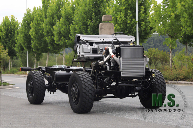 210Hp 16Tons of GVW 4x4 Off-road Rolling Chassis_Dongfeng Cabin Cummins Engine မပါဘဲ သံချပ်ကာ ကိုယ်ထည် CITS_ထုတ်လုပ်သူ တိုက်ရိုက် Deep Customization