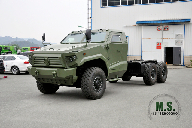 300Hp 15Tons of GVW 6x6 လမ်းကြမ်းသံချပ်ကာ Dongfeng Cabin_Cummins Engine Warrior ပါသော M-hero Chassis သည် သံချပ်ကာကျည်ကာသုံး ကျည်ကာအပြေးအလွှား CTIS_ထုတ်လုပ်သူ တိုက်ရိုက်