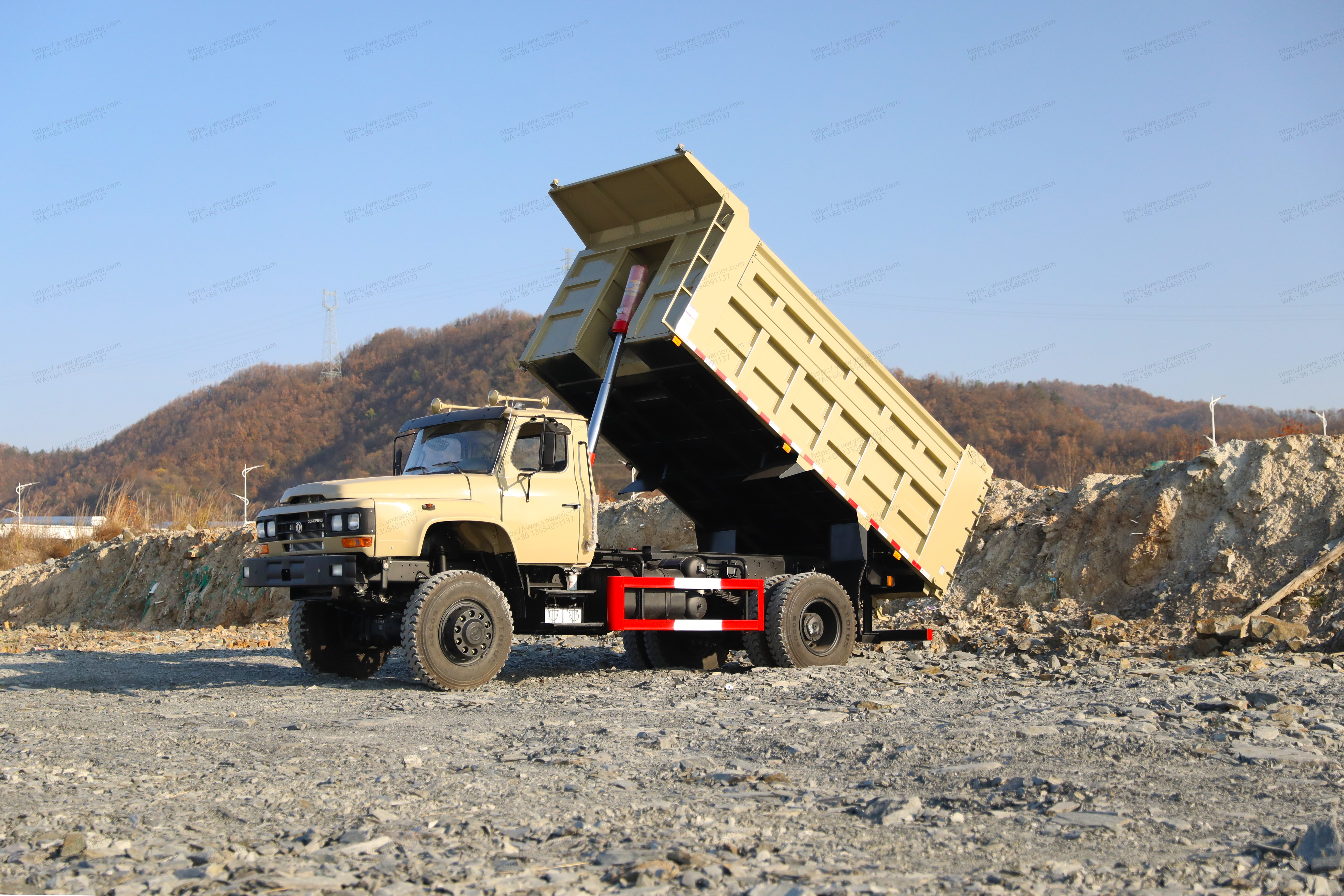 dongfeng AWD off-road dump truck 