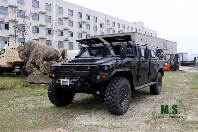 200Hp 6.6Tons of GVW 4x4 Off-road Military Armored Vehicle_Cummins Engine Policy ကင်းလှည့်ခြင်း Bullet Proof Combat Mobility Car_Armoed Vehicle ထုတ်လုပ်သူ တိုက်ရိုက်