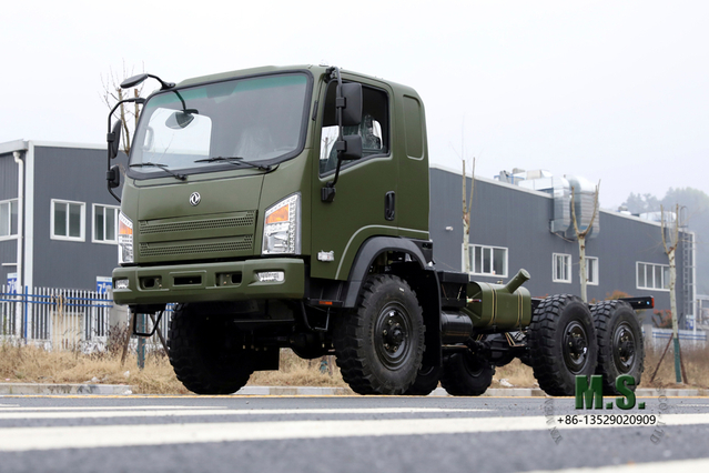 Flat-head 2082 six-dive off-road Truck Chassis _ Bobcat twoton semi-diyel off-road Personnel Carrier Chassis _ အဆင့်မြှင့်တင်ထားသော 6*6 Road Transport Chassis