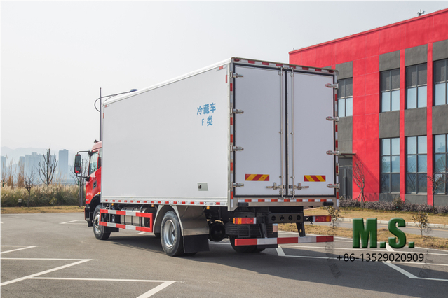 220Hp 15.5Tons of GVW Dongfeng ရေခဲသေတ္တာ Truck_yuchai Engine Support Euro-6 7.3 Meter_Factory ဈေးနှုန်း ထုတ်လုပ်သူ တိုက်ရိုက်
