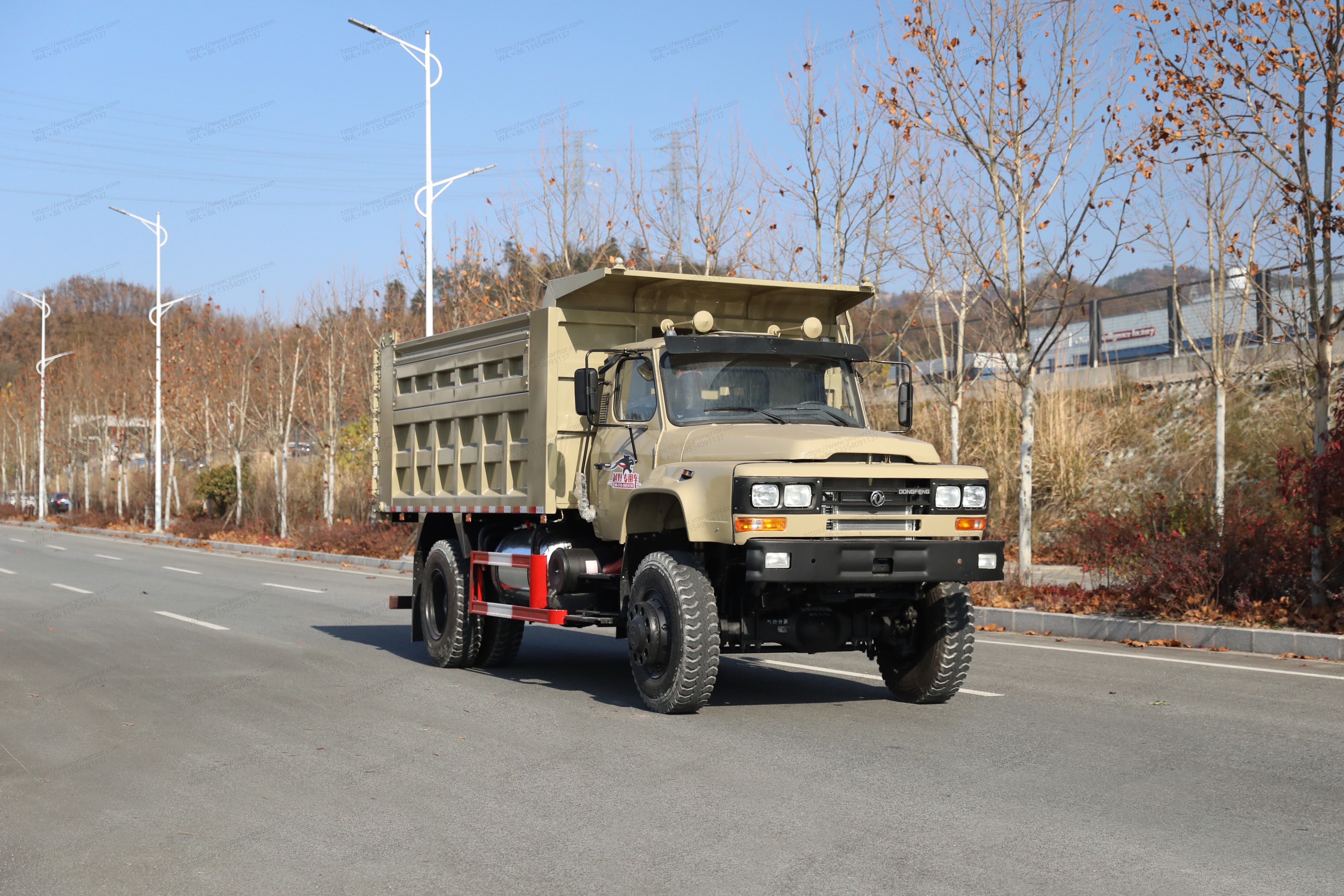 dongfeng 4x4 off-road dump truck images 